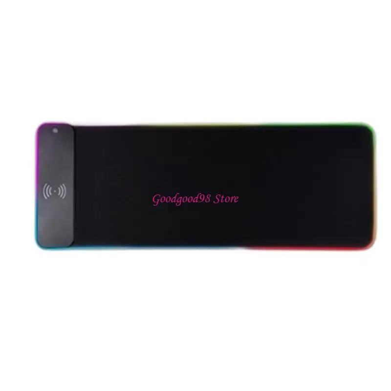 

Large Waterproof Gaming Mouse Pad with 15W Wireless Charging Mouse Pad W8EC