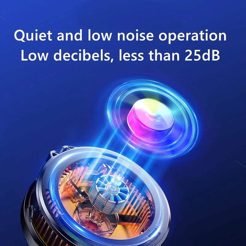 مشعاع للهاتف المحمول مغناطيسي شبه موصل FS03 ، مبرد قوي ، مشبك خلفي ، مروحة تبريد للألعاب ، 15 وات #4