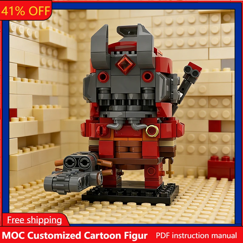 

Набор из 219 деталей: Модульный конструктор MOC «Охотник с черепом» (Мультяшные куклы), креативный дизайн, игрушка-конструктор DIY, подарок на день рождения