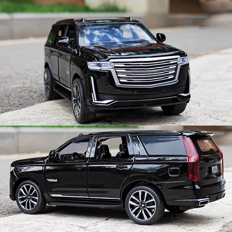 لعبة نموذج سيارة سيدان/SUV مصنوعة من خليط معدني بمقياس 1:32 - وظيفة الصوت والضوء، أبواب قابلة للفتح، عمل سحب للخلف - هدية مثالية لعيد الميلاد للأولاد