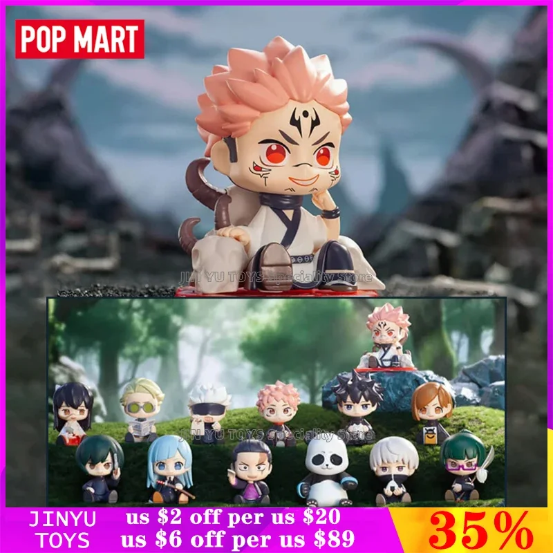 POP MART Jujutsu Kaisen Uniform Series Mystery Box Kawaii Anime Action Figure Surprise Box Guess Bag Trendy Toys Birthday Gifts