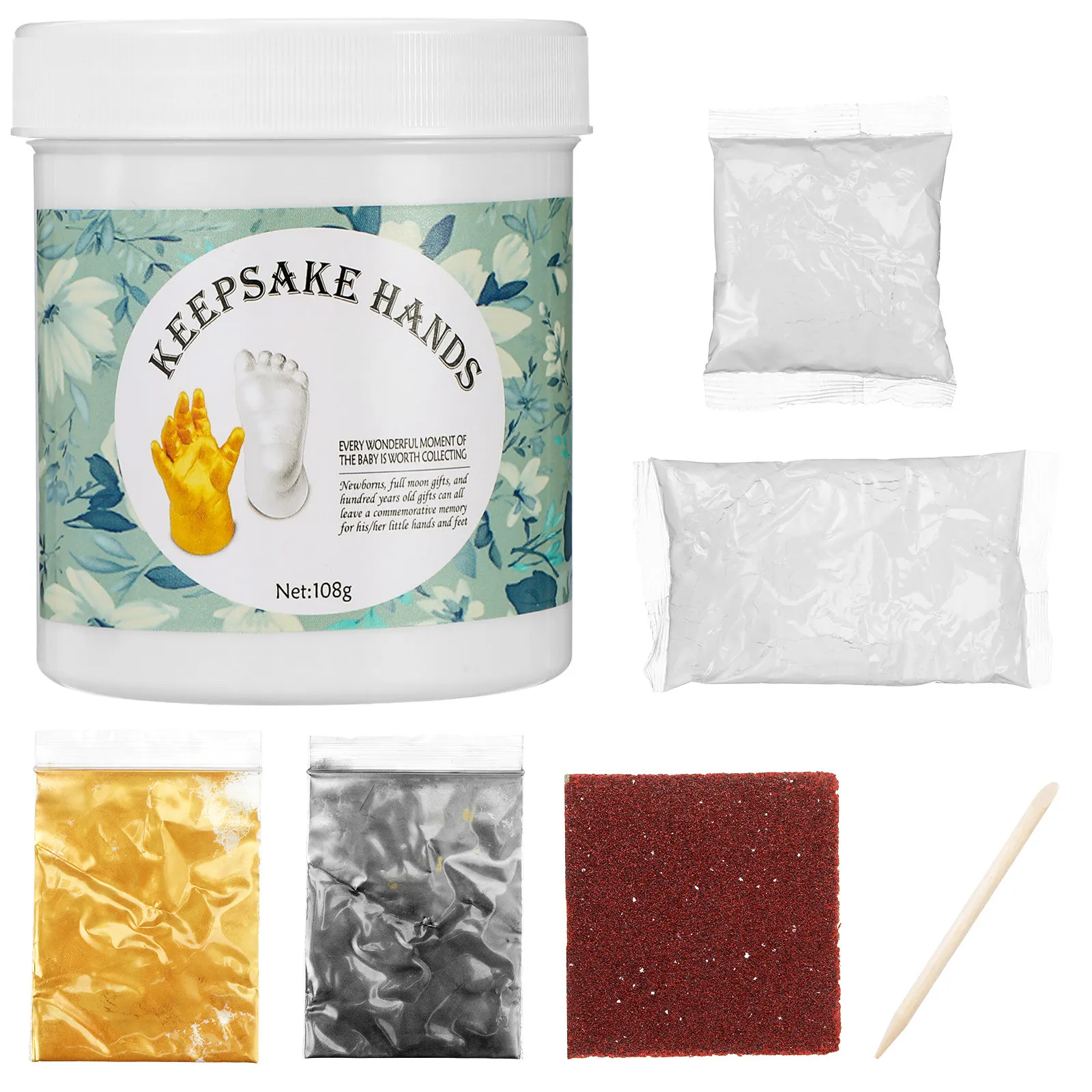 

Набор для создания отпечатков ручек и ножек новорожденных, 1 комплект, глина для отверждения на воздухе, для создания памятных отпечатков ручек и ножек младенцев, гипсовая форма без использования духовки.