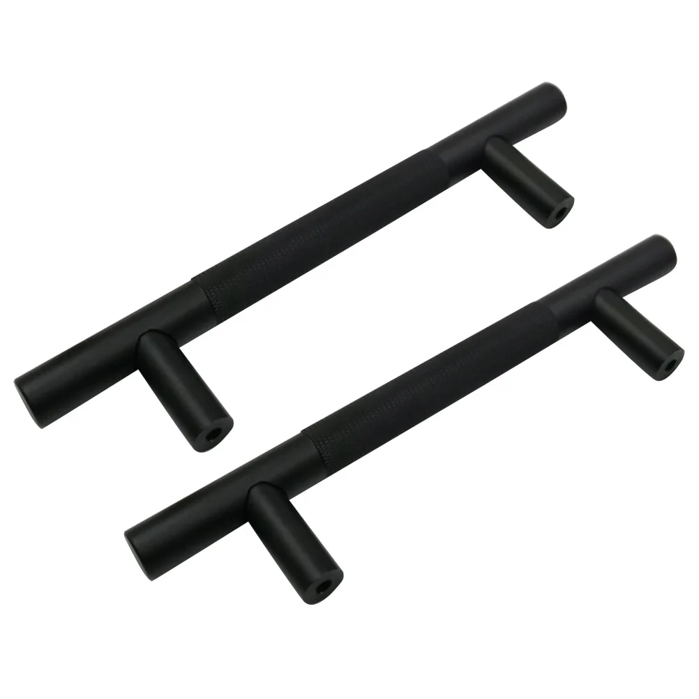 

2Pcs Aluminum Alloy Drawer Pull Handles Fashion Wardrobe Cabinet Furniture Handles Easy Install for Door Chest Dresser Cupboard