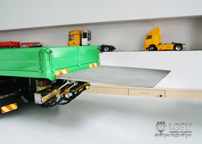 1/14 LKW-Spielzeugmodell Hydraulische Metall-Ladeflächenklappe für Tamiya Container DIY Modifiziertes Auto LESU – Detail 6