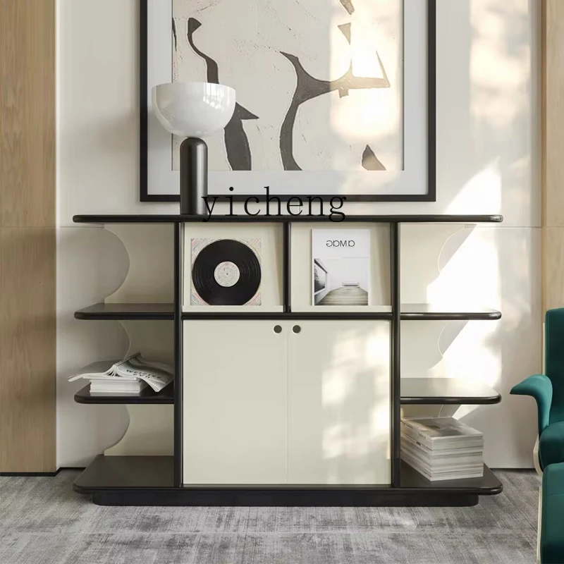 

LSL solid wood storage cabinet, porch cabinet, new shelves, household entry against the wall