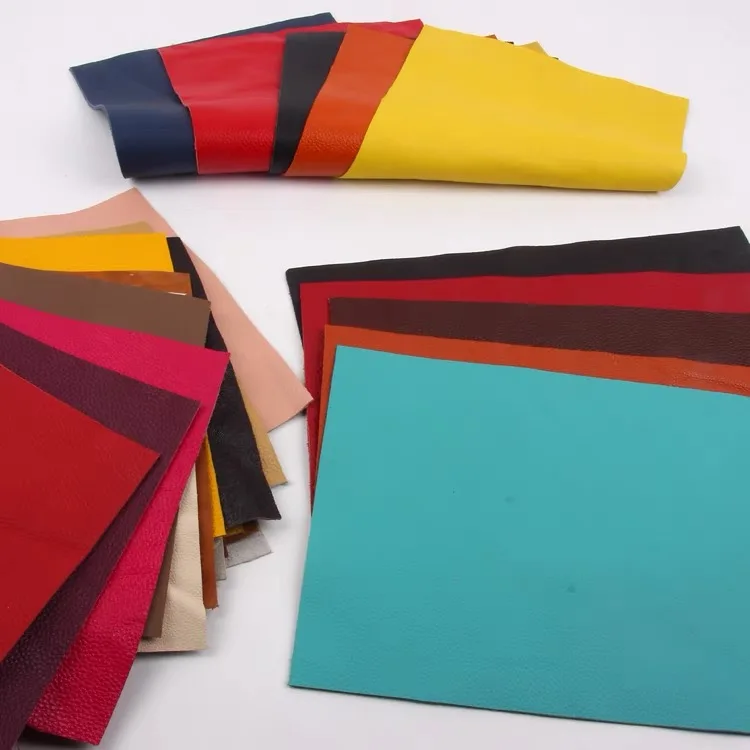 Colorful soft whole piece cowhide material, top layer sofa leather fabric, genuine leather, real cowhide leather, DIY soft bag c