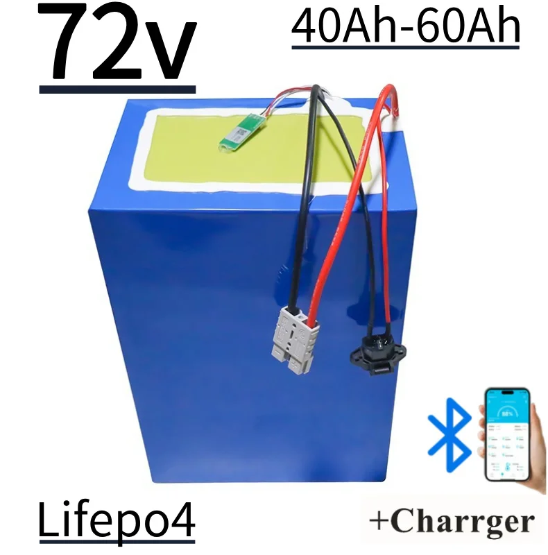 

JN Rechargeable Lifepo4 72V40Ah 50Ah 60Ah Lithium Battery for 1KW 2KW 3KW Two Wheeler Electric Motorcycle Tricycle