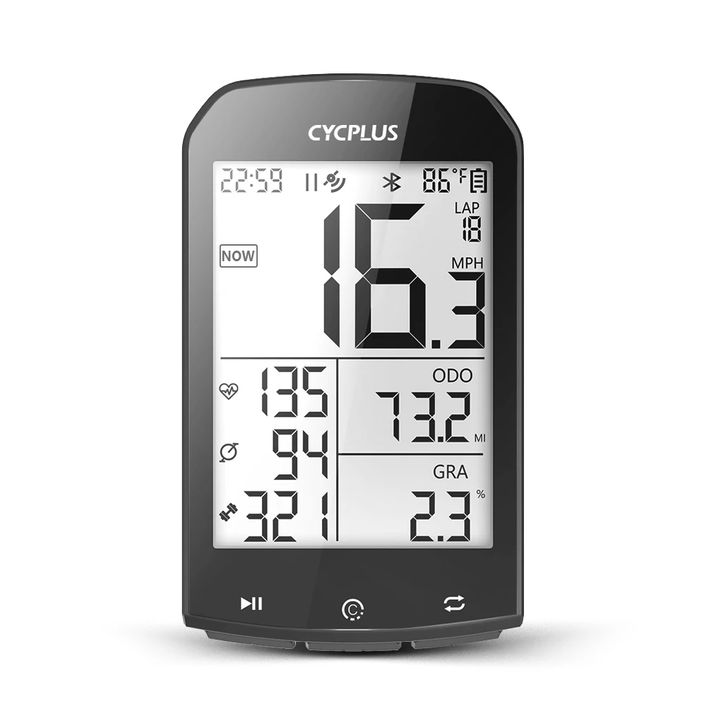 CYCPLUS M1 GPS Bike Computer Speedometer Ciclocomputador Odometer Bicycle Accessories BLE 4.0 ANT+ Cycling Computer