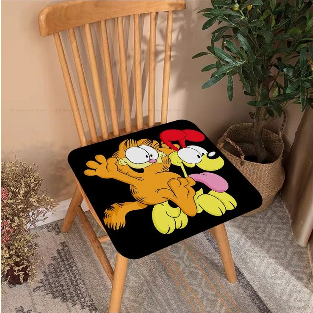 Cartoon G-Garfield Cushion Mat Tie Rope Dining Chair Cushion Circular Decoration Seat For Office Desk Cushions Home Decor