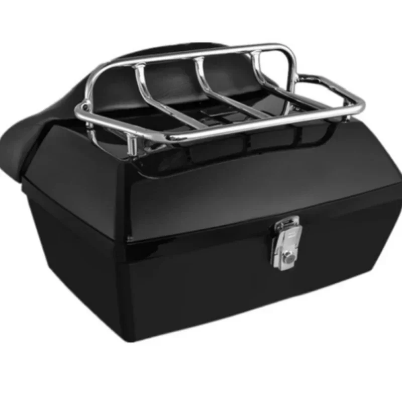 Suitable for TR300/HJ300-3A Motorcycle Trunk 48-liter Cargo Box Large Backrest + Luggage Rack