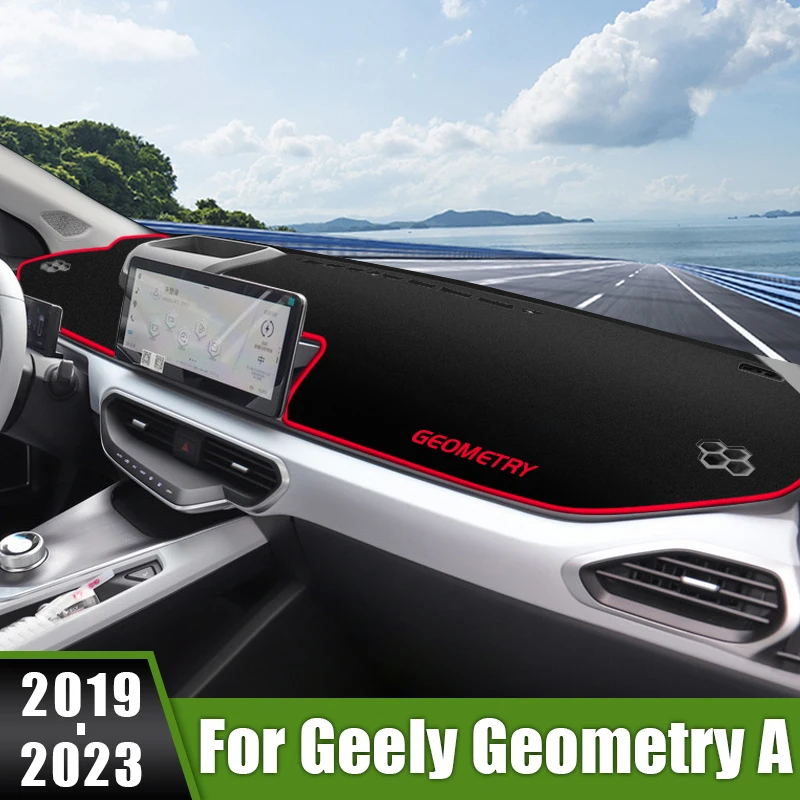 

For Geely Geometry A 2019 2020 2021 2022 2023 Car Instrument Panel Carpets Sun Shade Mats Avoid Light Pads Interior Accessories