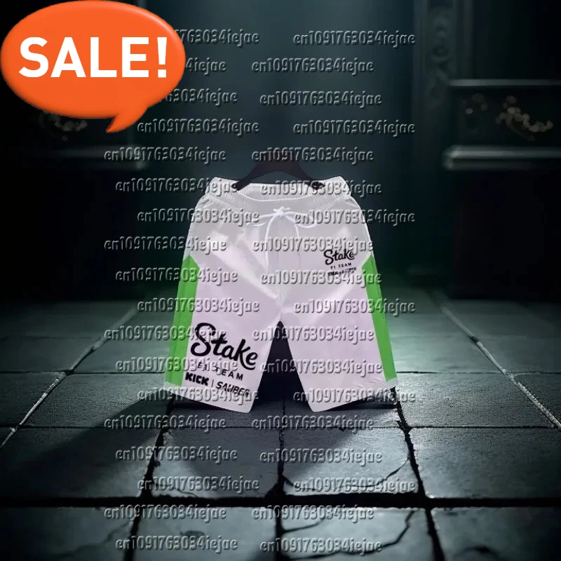

Stake Sauber Team F1 Guanyu Fan Racing Shorts, мужские быстросохнущие дышащие шорты большого размера для езды на мотоцикле, уличная одежда