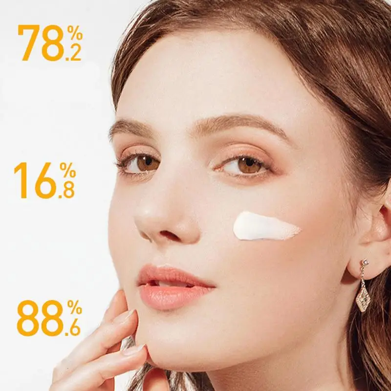 Facial Sunscreens Mini Sunscreen Travel Size Waterproof And Sweatproof SPF50+ Face Moisturizing Sunscreens Sun Screen Protector