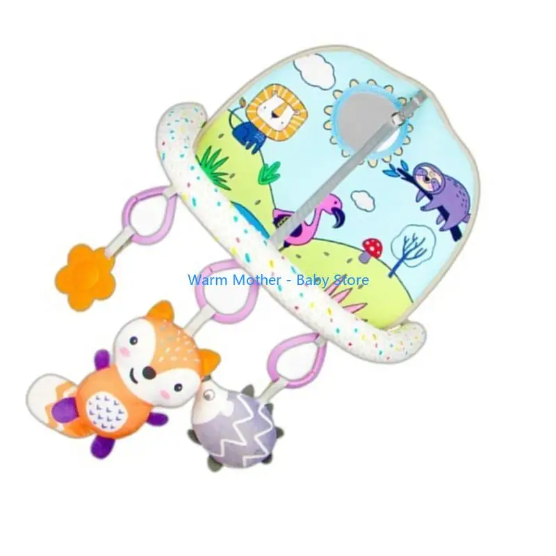 Jouet en voiture pour bébé, salle sport, siège arrière engageant, avec papier sonore, Stimulation du nourrisson le