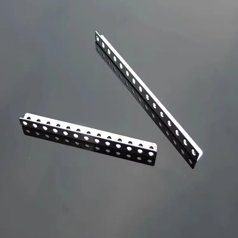 10pcs 45/50/65/75mm 90° Small Right Angle Iron Bar Rod L-shaped Angle Iron Bracket Holders For Toy Model