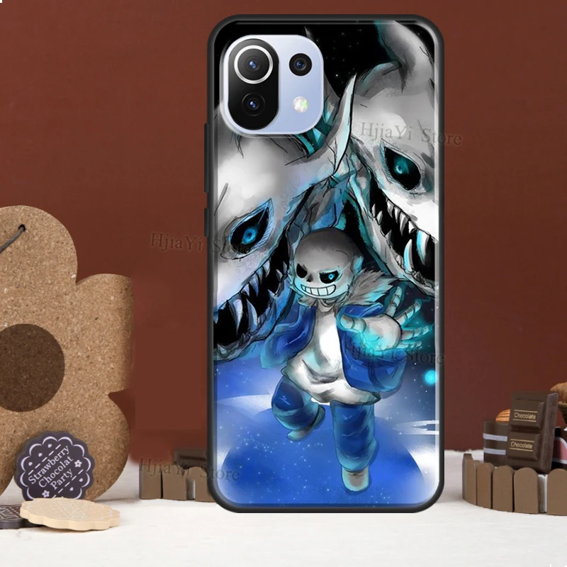 Undertale Sans Doggo Funda For POCO F5 X3 X4 X5 Pro F4 GT C40 F3 Case For Xiaomi 11T 12T Pro 12 X 13 Lite Cover