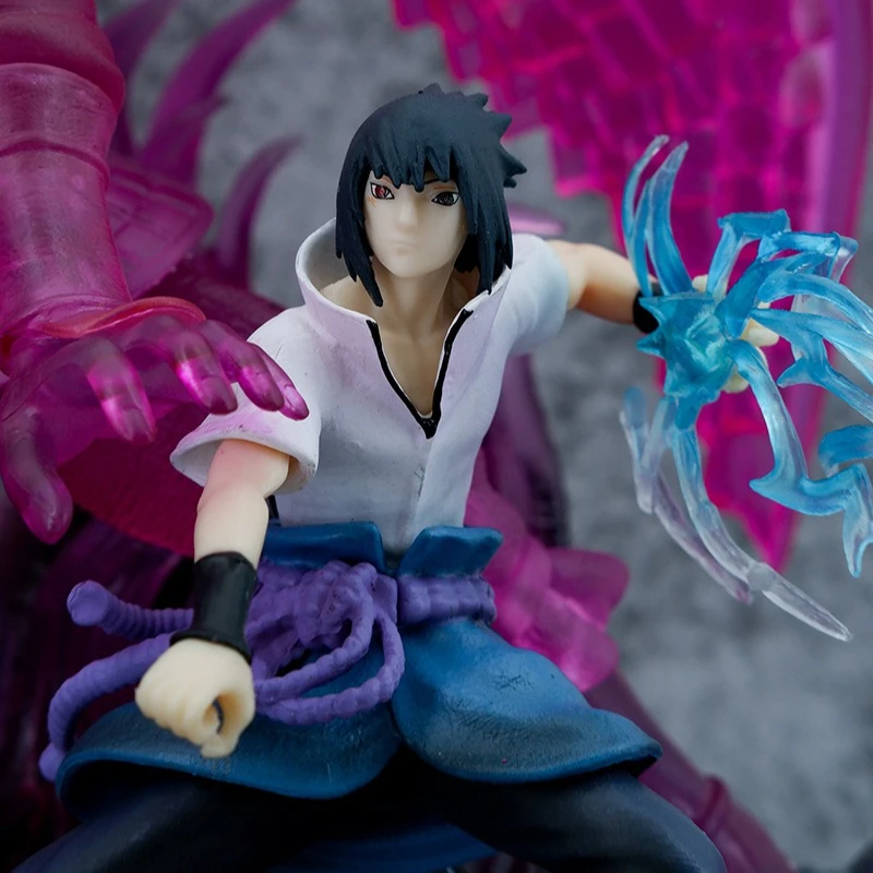 Neue 31 cm NARUTO Anime Figur Hatake Kakashi Uchiha Itachi Uchiha Sasuke Peripherie Modell Statue Desktop Ornamente Geschenke Spielzeug