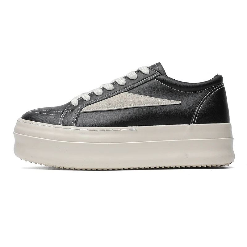 

Туфли на платформе Мужская обувь Весна и лето Новые немецкие тренировочные туфли Спортивная повседневная обувь Черно-белая модная обувь в стиле ретро