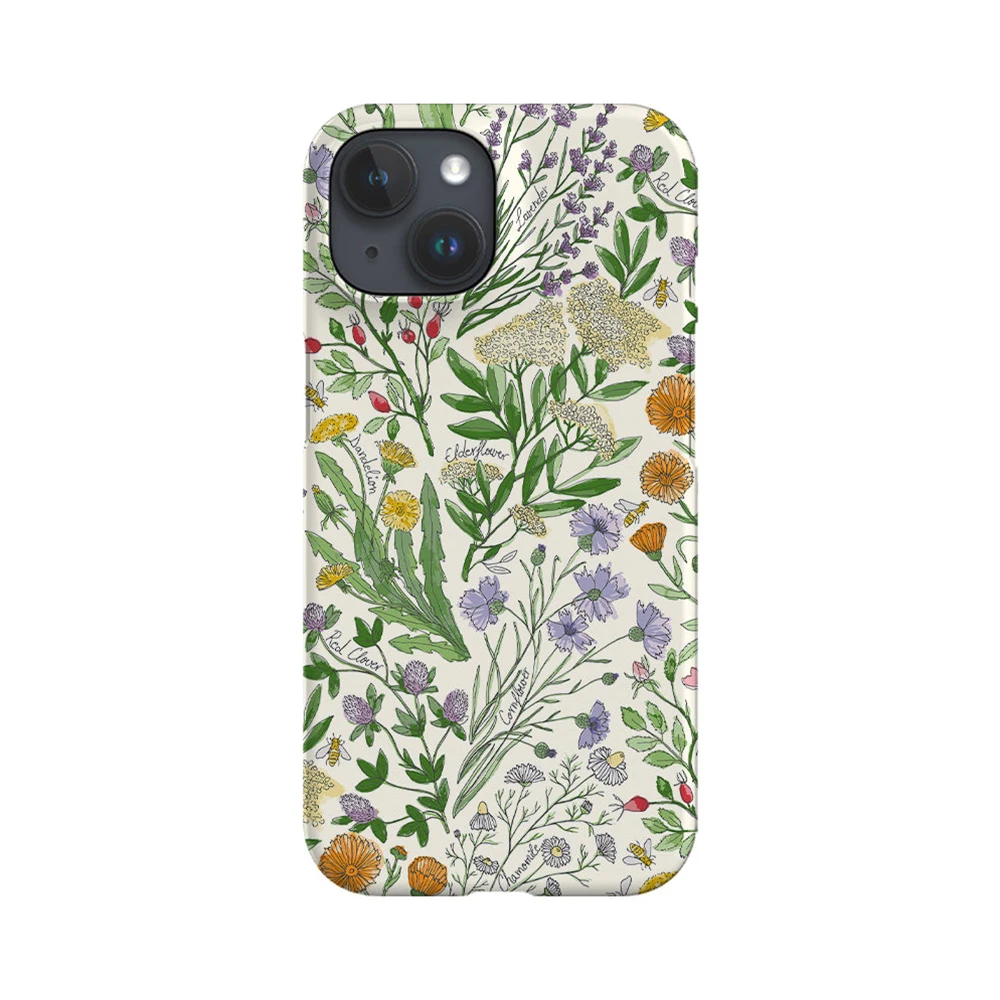 حافظة لهاتف آيفون 17 16 15 14 13 12 11 X XS XR XSMAX 7 8 Air Pro Max Plus غطاء خلفي فاخر من Wildflowers