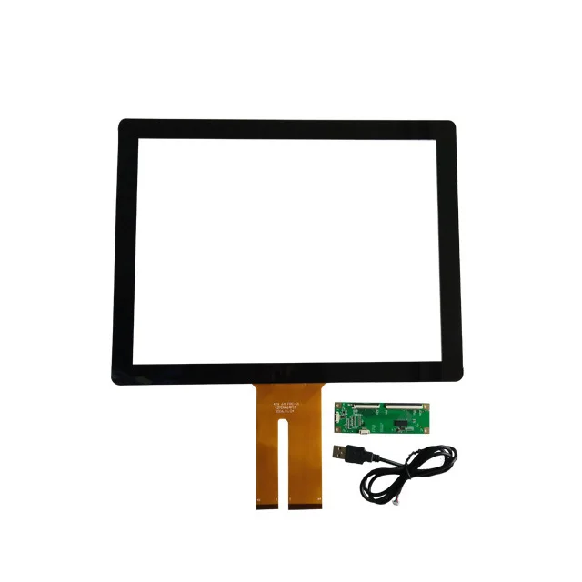 

17inch 377*309mm Multi Touch G+G Digitizer Capacitive Touch Screen Panel with USB EETI Controller Kit