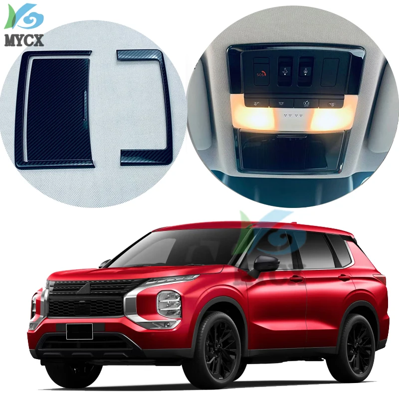 

Car Interior Accessories Reading Lamp Light Cover Frame Trim For 2022 2023 Mitsubishi Outlander