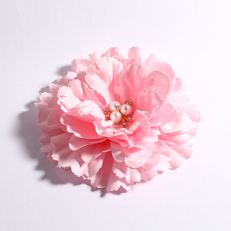 4 sztuk/partia 11CM 20 kolorów noworodka DIY moda sztuczny kształt tkaniny bukiet kwiatów na ślub panna młoda Garland Home