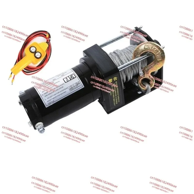 Wireless Wire Rope ATV Winches for BeachBugg 12/24V 3000/4000 Winch Car Tuning Electric Winch Handle
