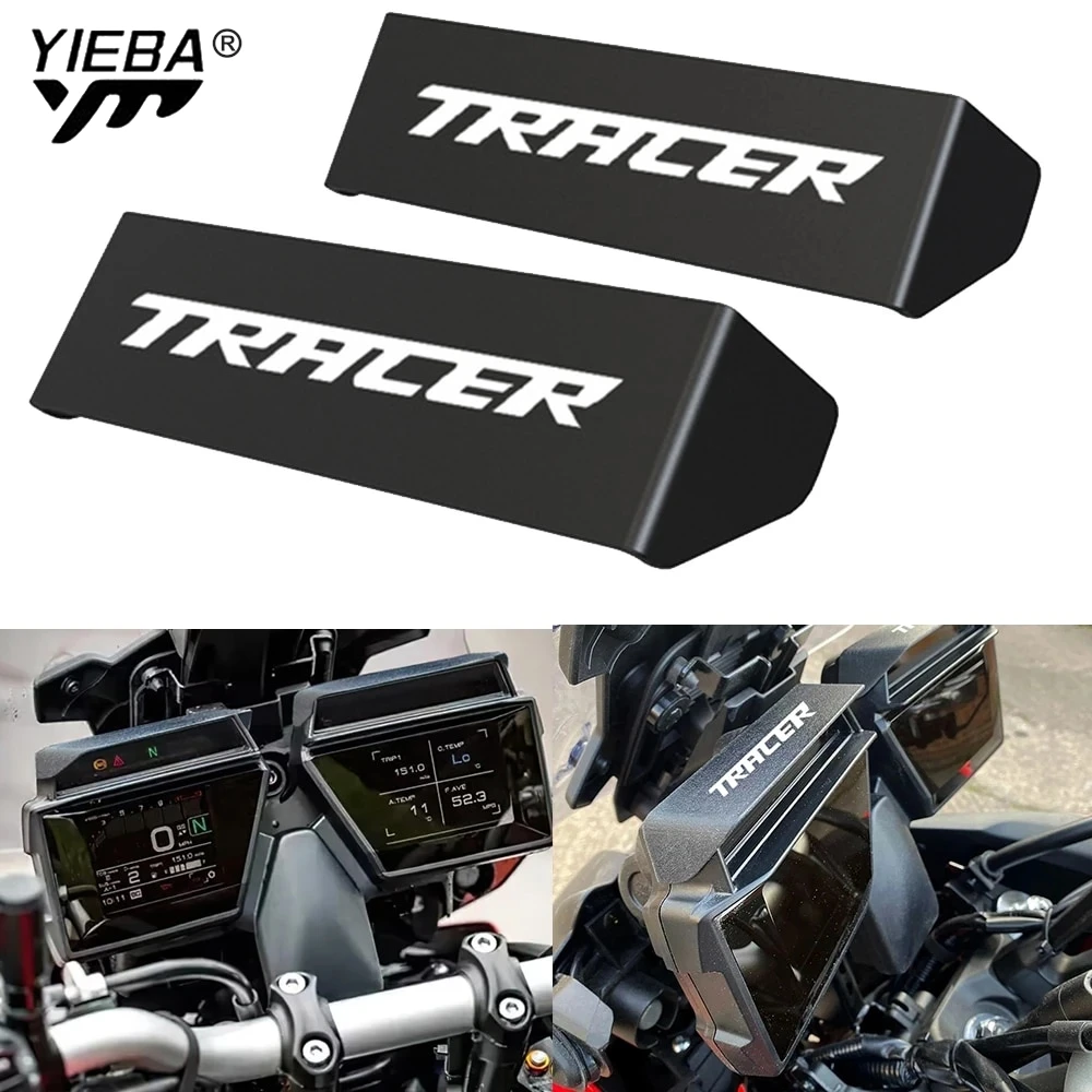 

For Yamaha Tracer 9 Tracer9 GT 2021 2022 2023 2024 Motorcycle TFT Anti Theft Protection With Sun Visor Instrument Protection