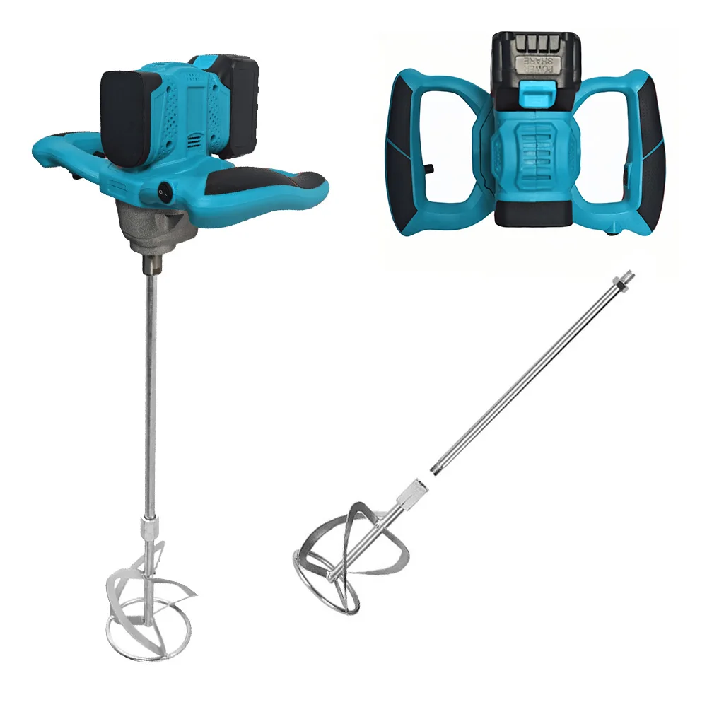 الشركة المصنعة لبطارية الليثيوم أدوات كهربائية الصناعية الصف الطلاء المعجون خلاط الاسمنت عجلة القيادة خلاط ستة سرعات