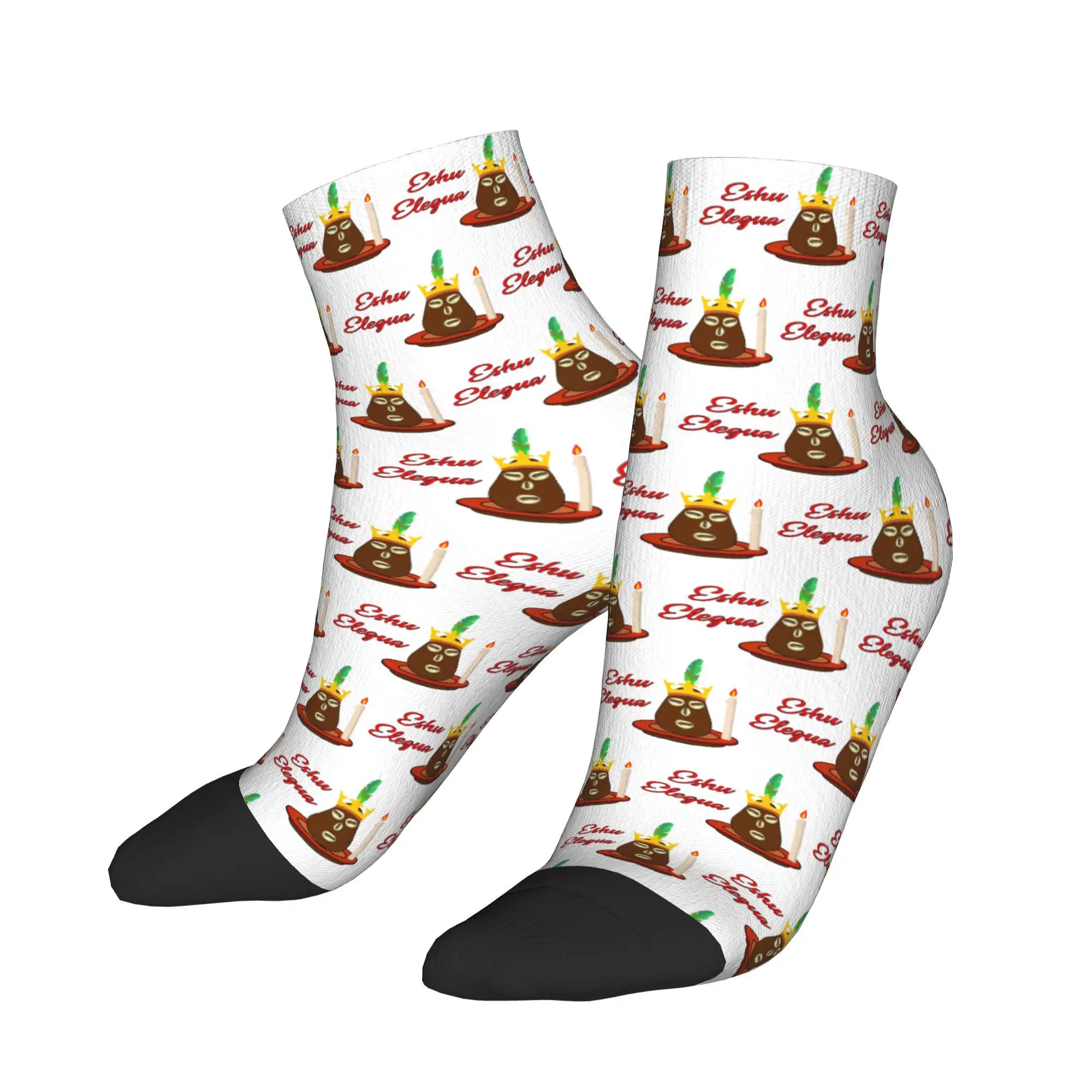 Eshu Eleggua Socks Harajuku Sweat Absorbing Stockings All Season Socks Accessories for Man's Woman's Gifts