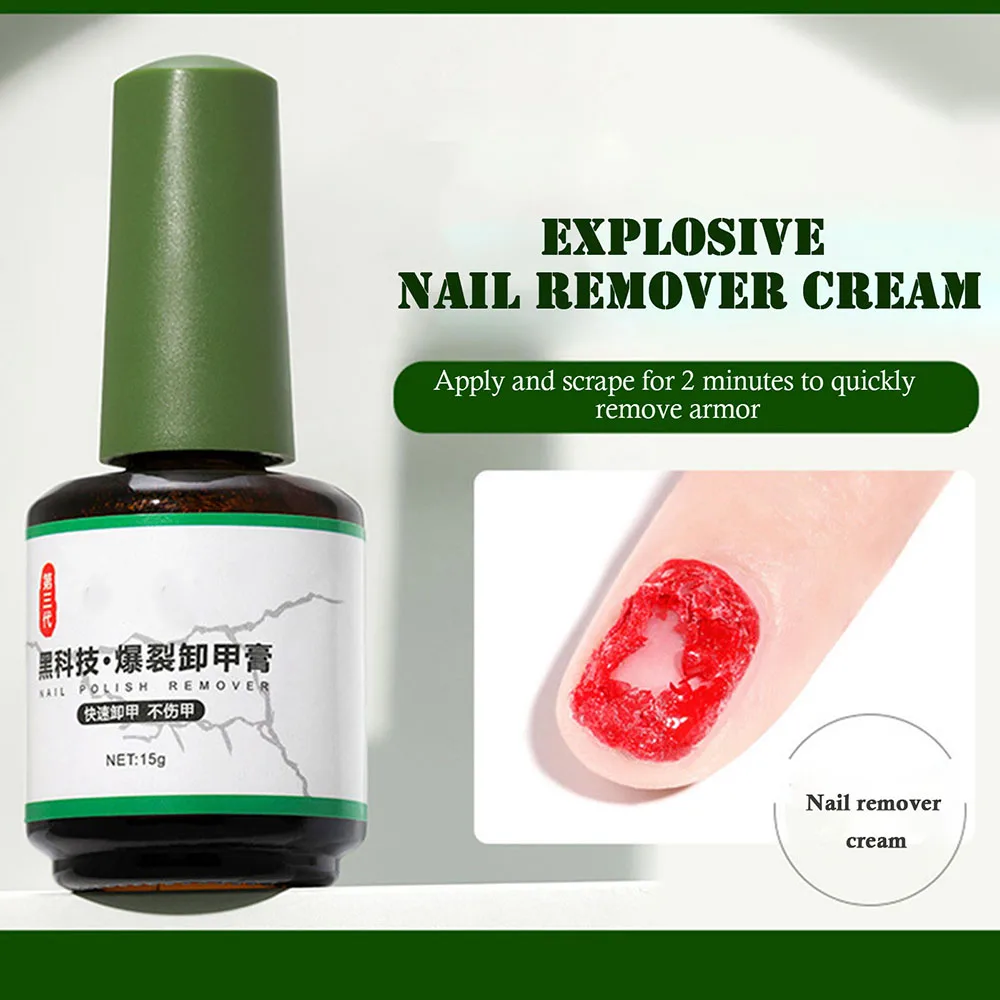 Nail Burst Polish Remover Cream Mild Non-irritation Nails Gel Removal Gream For Women