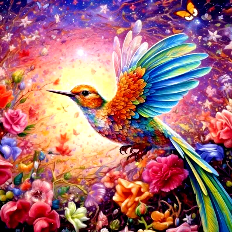 

Sunature Full Sunshine Diamond Painting Art Full Square Round Drills Hummingbird Diamond Painting Kits Sunshine And AB Drills (5