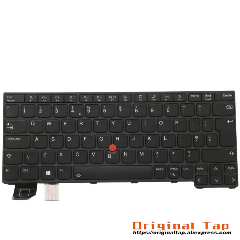 UK English Backlit Keyboard for Lenovo Thinkpad X13 Gen2 G2 5N21A21758 5N21A21832 5N21A21906