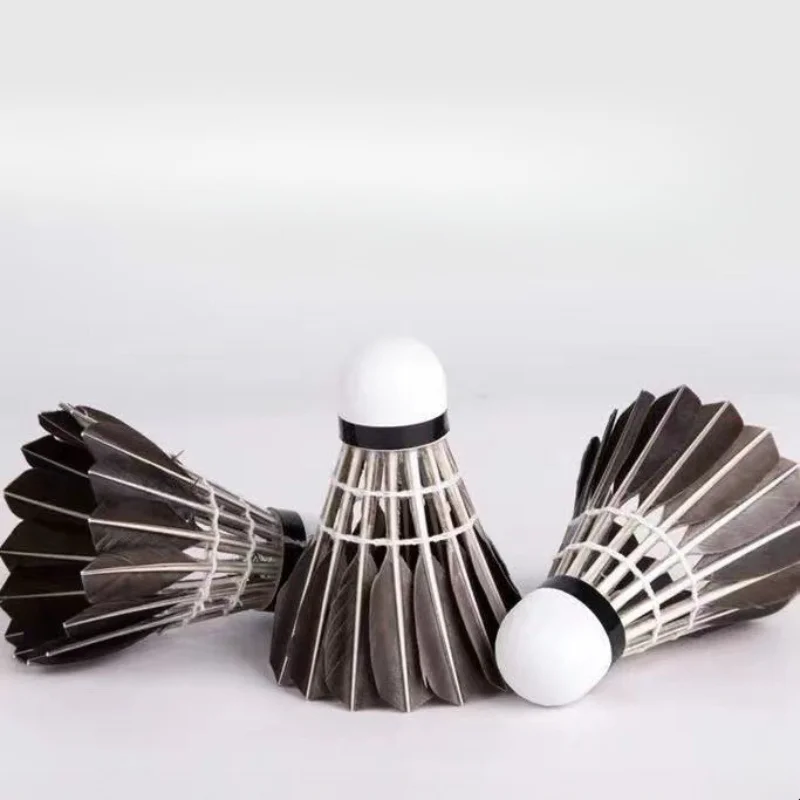 

Professional Badminton Shuttlecock Durable Black DuckFeather Badminton Shuttlecock Training Sport Badminton Ball