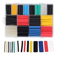 580pcs 2:1 Heat Shrink Tubing Kit Electrical Wire Cable Wrap Assortment Electric Insulation Heat Shrink Tube Sleeving Waterproof
