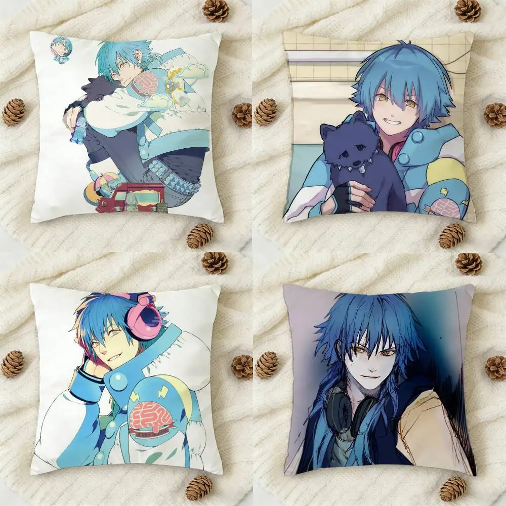 Aoba Seragaki D-DRAMAtical Double-sided Printed Square Decorative Cushion Cover for Sofa Living Room Home Decor