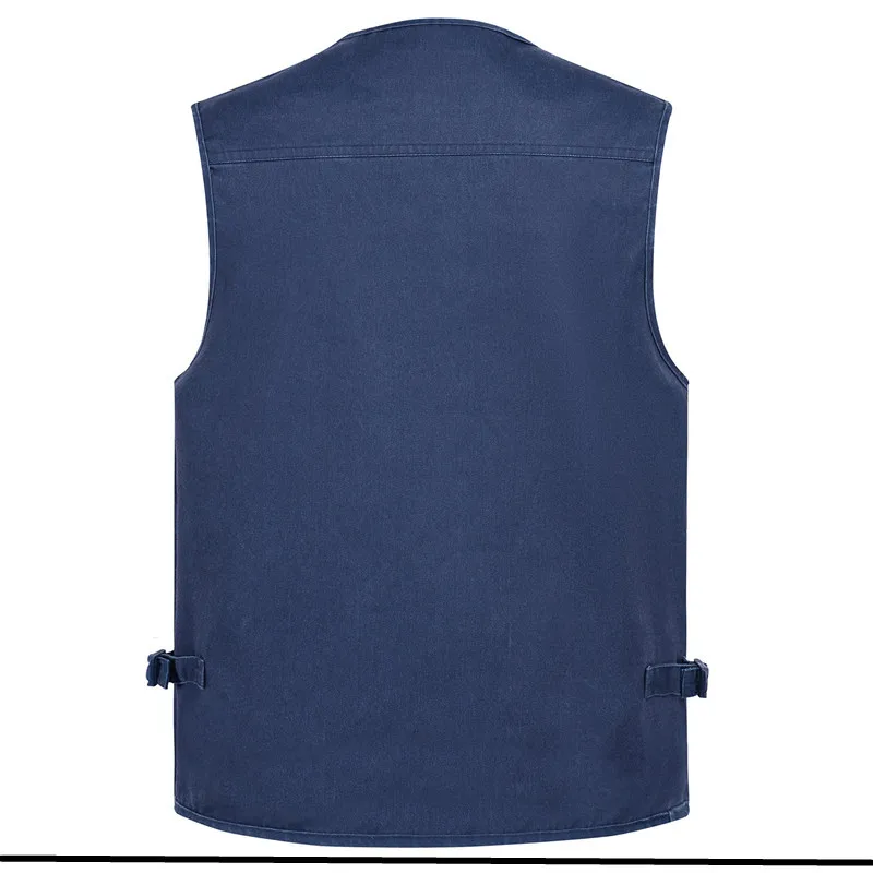 L-8XL Outdoor-Weste mit mehreren Taschen, Klettern, Wandern, Camping, Angeln, Bergsteigen, Reisen, Radfahren, Freizeit, Weste – Detail 22