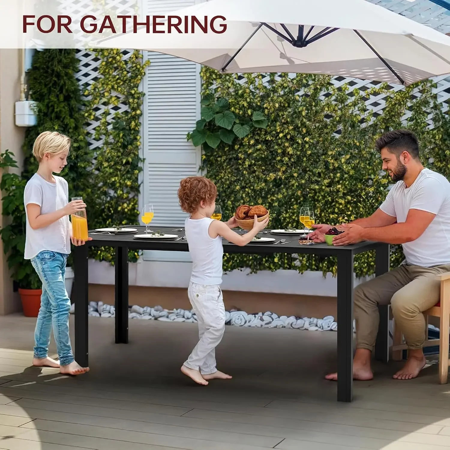 Patio Dining Table for 6, 59
