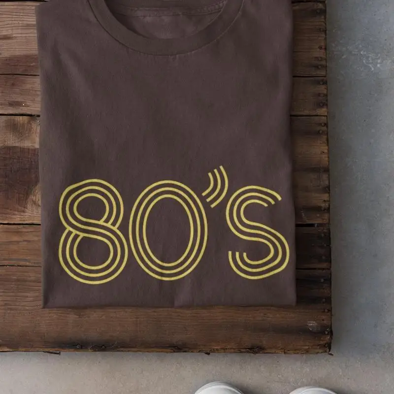 80S T Shirt Clothing Retro Fancy Dress