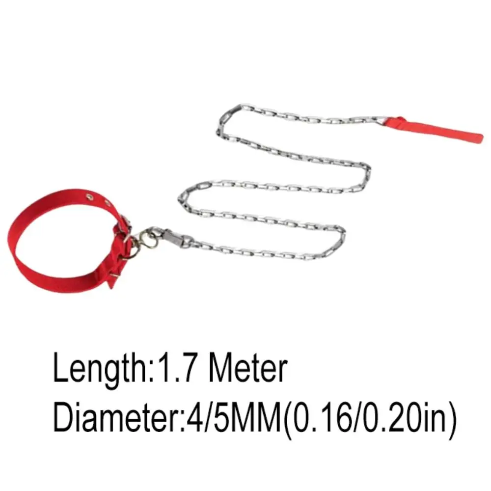 ปลอกคอสุนัขแบบโฟมทนทาน สายจูงสุนัขแบบเหล็ก ทนต่อการกัด ป้องกันการสึกหรอ สายจูงสัตว์เลี้ยง ป้องกันสนิม ปรับความยาวได้ สายจูงสุนัขแบบดึงกลับ