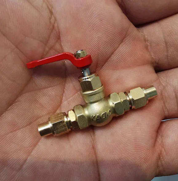 Model Valve Miniature Straight-way Valve Angle Valve Model Boiler MINI Valve for Steam Engine