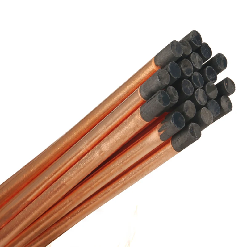 5pcs Round Arc Air Gouging Carbon Rod Bar 4-12mm Welding DC Gas Gouging Gun Electrode Graphite Rods Soldering Supplies