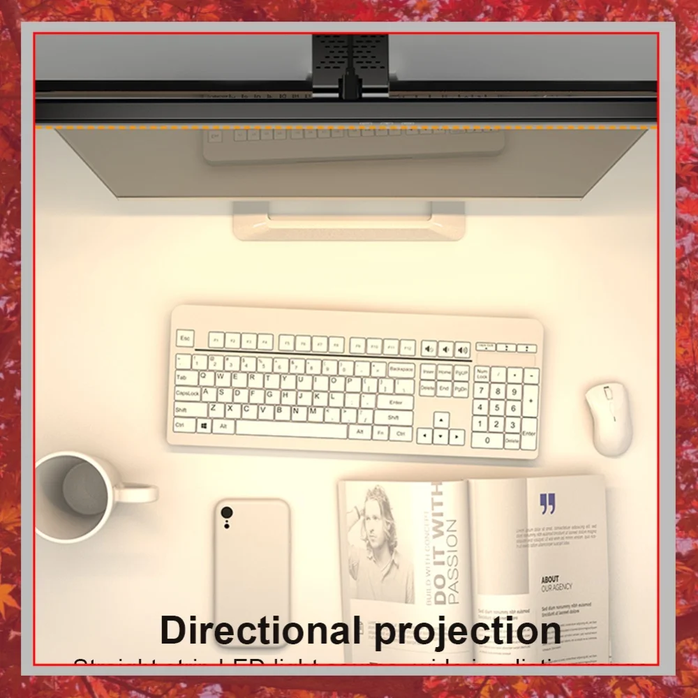 LED Monitor Light Bar Dimmable Computer Monitor Lamp USB Powered Screenbar Desk Lamp Screen Light Bar for Eye Caring