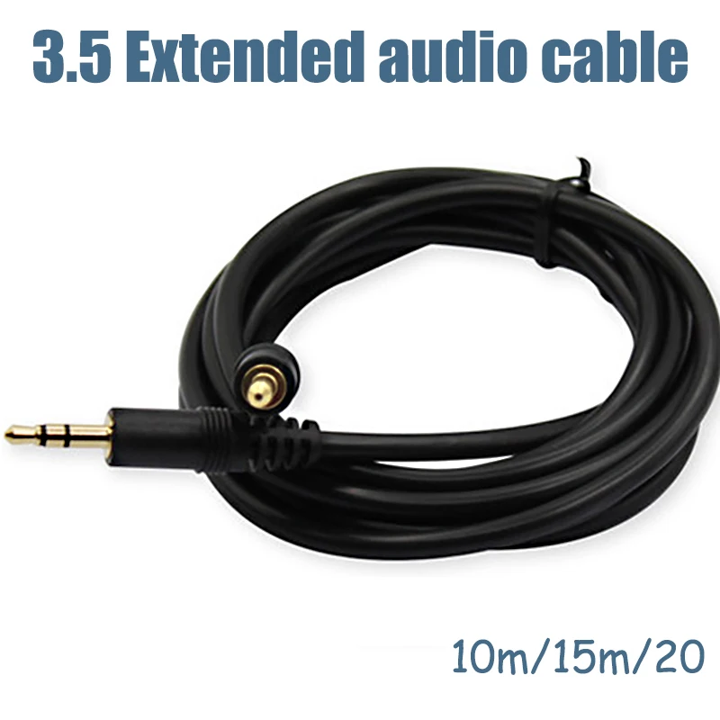 

3.5mm Stereo High Quality Audio Cable TV Computer CD Player VCD DVD MP3/MP4 Amplifier Car Extension Cable 10m/15m/20m