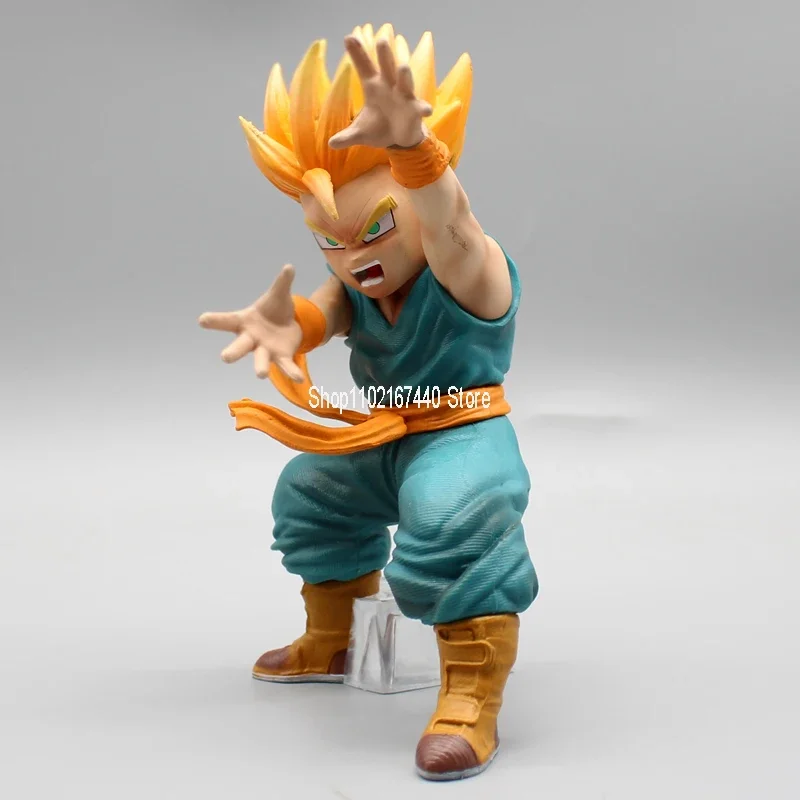 15cm anime gk dragon ball z figura luta filho gohan troncos figuras de ação kamehameha modelo pvc coleção ornamento estátua brinquedos