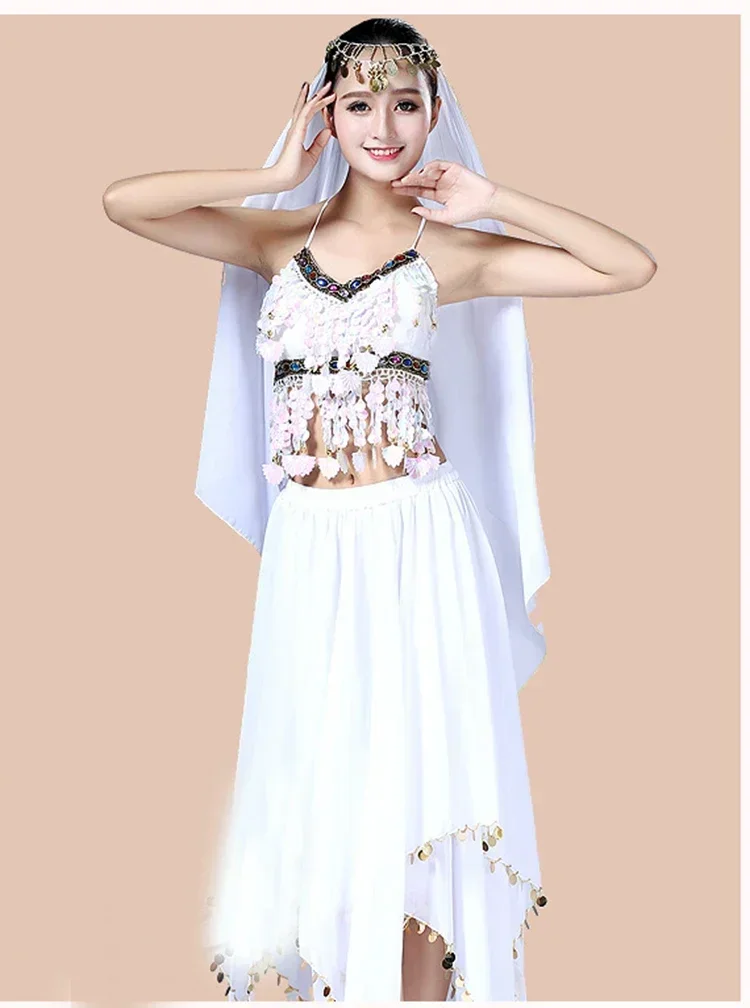 

Adult Bellydance Costumes for Women 3pieces Suit Indian Belly Dance Costume Stage Performance 3pcs set Woman Egypt Belly Dancing