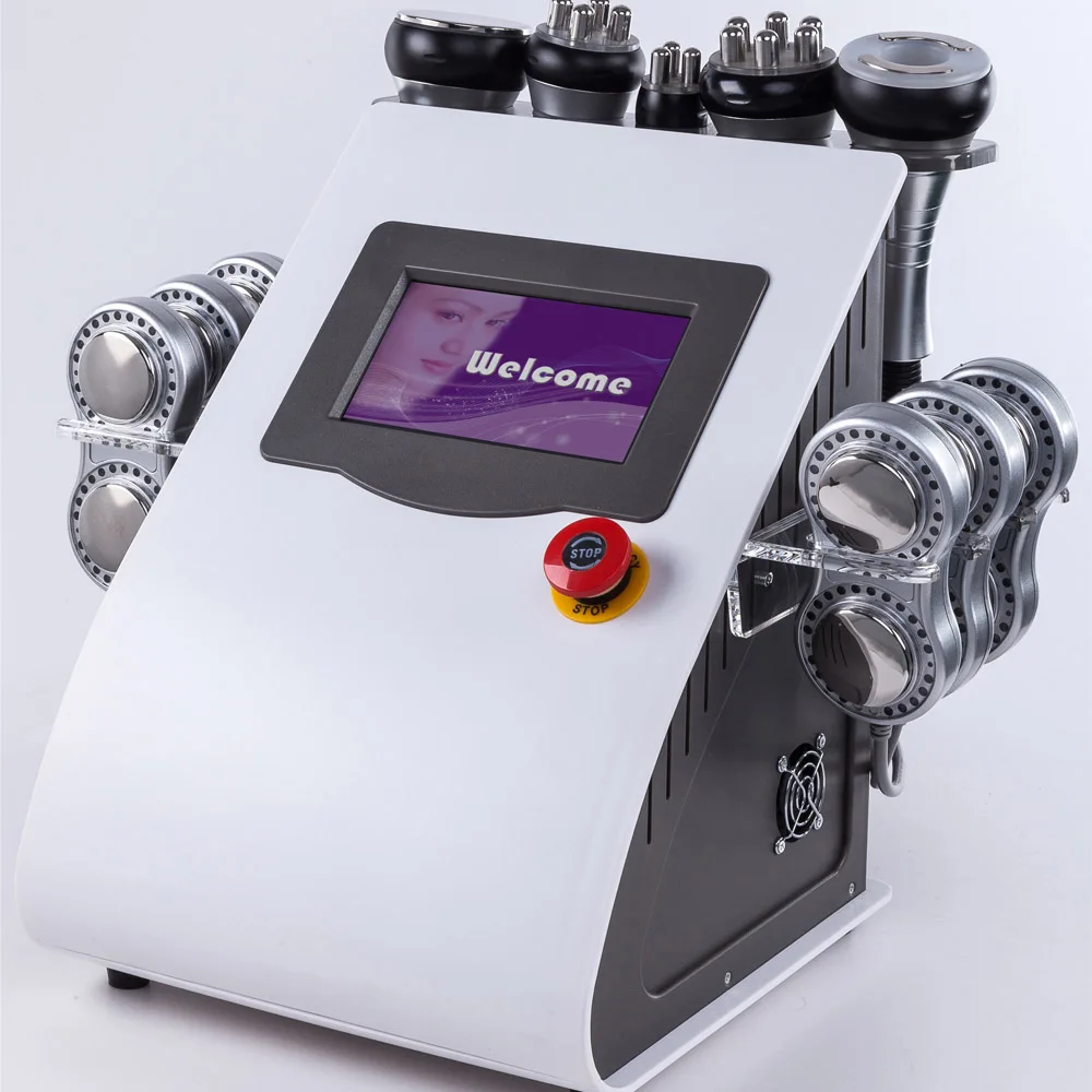 

Hot Sales Multifunctional Beauty Machine Cavitation Vacuum Multipole RF 6 Pads EMS Electric Acupuncture Slimming Machine