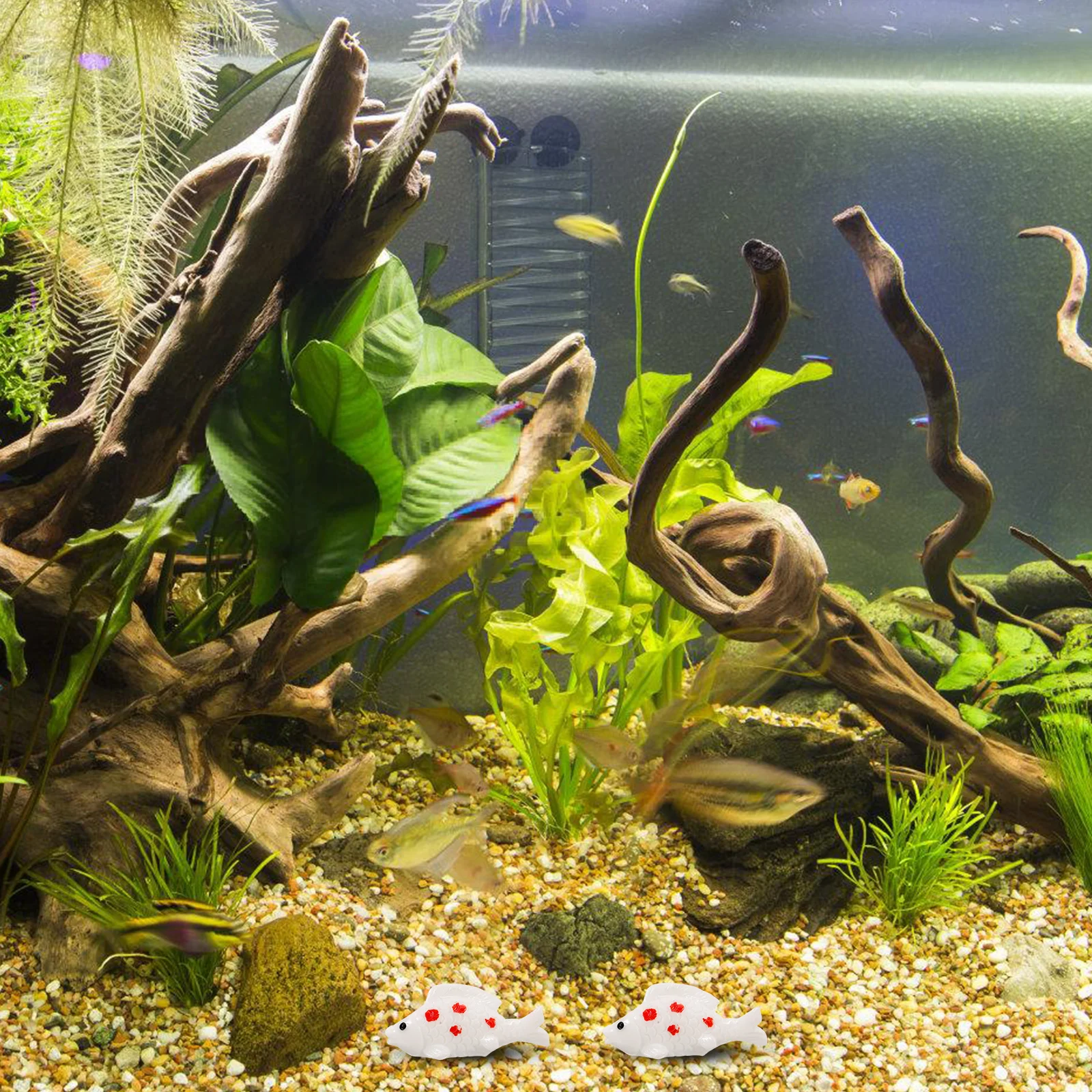 

30pcs Resin Goldfish Ornament Micro Landscape Fish Decorations Mini Sea Figurines for Terrarium DIY Aquarium Scene