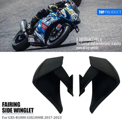 For SUZUKI GSX-R1000 GSXR1000R GSXR1000S 2017-2022 Motorcycle Accessories Fixed Wing Fairing Aerodynamics Aileron Windshield
