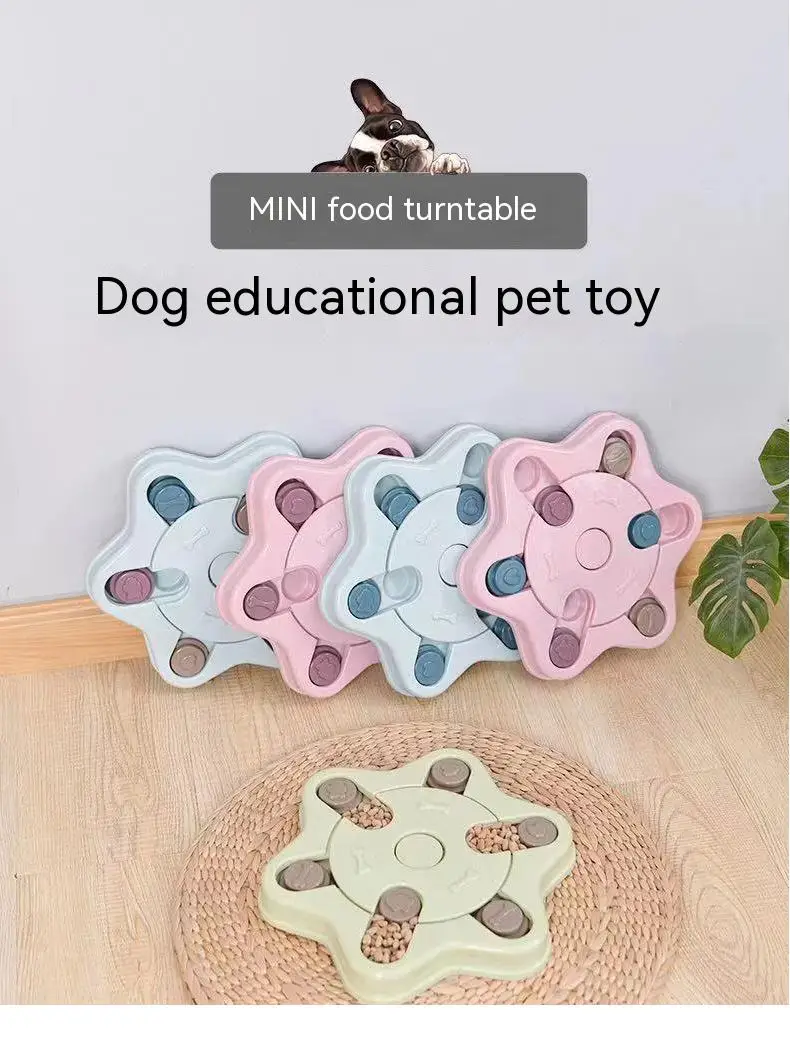 Hundes pielzeug Puzzle Slow Feeder interaktive Erhöhung Welpen iq Futter Spender langsam essen rutsch feste Schüssel Haustier Katze Hunde Trainings spiel – Detail 1